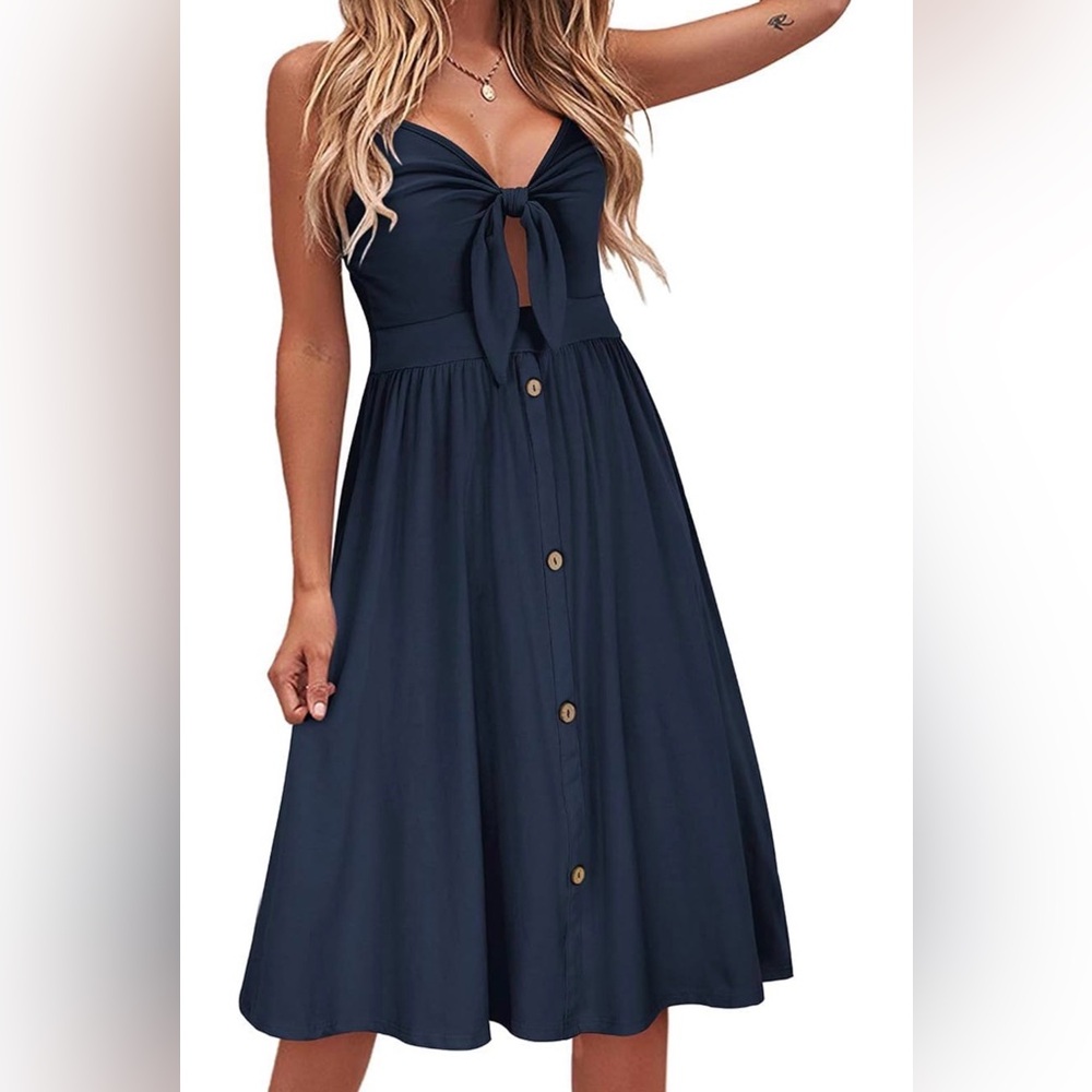 NWT VotePretty Navy Blue sundress - size small